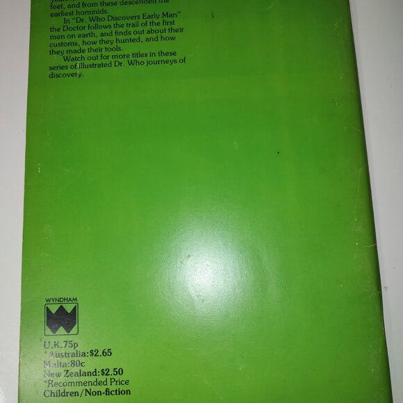 Dr. Who Discovers-Early Man Magazine with Colour Poster-(Magazine AS IS) - Picture 3 of 10